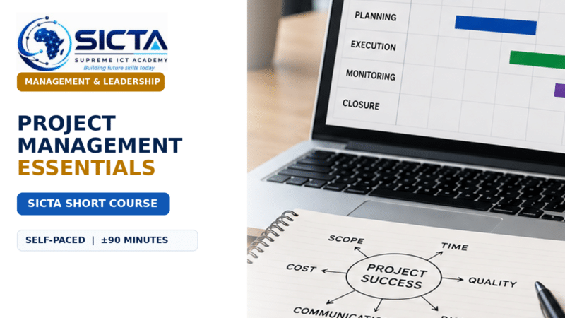Project Management Essentials Course (eLearning)